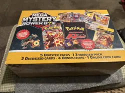 NEW! POKEMON 2025 HOLIDAY MEGA MYSTERY POWER BOX MEIJER EXCLUSIVE - Image 2