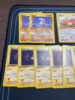 Pokemon TCG Fossil, Jungle, Team Rocket 1st Edition Lot. Magnamite, Diglett - Image 2