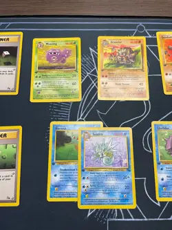 Pokemon TCG Fossil 1st Edition Lot, Weezing, Gravler, Seadra NM-LP - Image 3