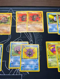 Pokemon TCG Fossil 1st Edition Lot, Weezing, Gravler, Seadra NM-LP - Image 4