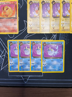 Pokemon TCG Team Rocket lot, unlimited Dark Vaporeon, Jolteon, Flareon, NM-LP - Image 3