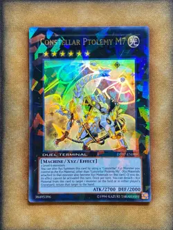 Yugioh Constellar Ptolemy M7 DT07-EN089 Duel Terminal Ultra Rare NM - Image 1