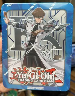 Yugioh Mega Tin 2017 Factory Sealed 1st ED Seto Kaiba - Blue-Eyes White Dragon - Image 1