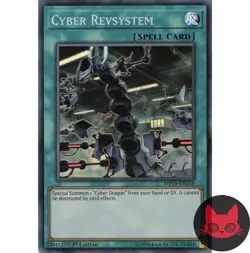 Yugioh Cyber Revsystem MP19-EN118 Super Rare 1st Edition LP - Image 1