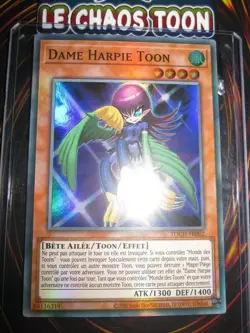 YU-GI-OH! SR SUPER RARE DAME HARPIE TOON TOCH-FR002 MINT NEUF EDITION 1 - Image 1