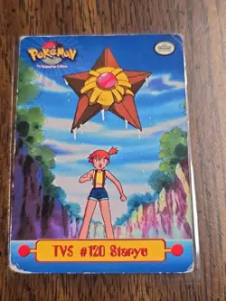 TV5 #120 Staryu- TV Animation Edition - Pokemon Topps Card - Image 1