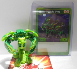 Bakugan Hydranoid Ultra Green Ventuss B600 Battle Planet - Card - 2 cores - Image 1