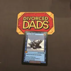 Divorced Dads Court of Chaos - Snow Blower - Discontinued card - Image 1