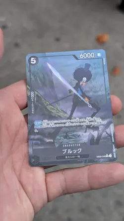 Brook R EB02-048 Parallel Japanese ONE PIECE Card Anime 25th - NM - Image 1