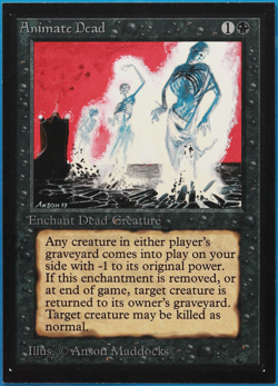Animate Dead Collectors' Edition PLD Black Uncommon CARD (500818) ABUGames - Image 1