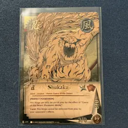 Naruto Card 177 - Shukaku - Super Rare - Foil Holo Card - Image 3