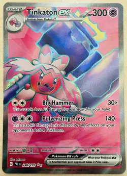 Tinkaton ex 240/193 - SV02: Paldea Evolved Ultra Rare - Pokemon TCG Card [NM] - Image 1