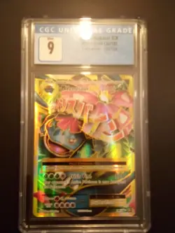 Pokemon M venusaur EX 100/108 Evolutions Ultra Holo Rare Card Cgc 9 - Image 1