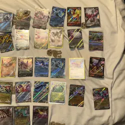 Pokemon TCG 40x V/VStar/EX Card Job Lot Bundle Japanese All NM or Better Sleeved - Image 3