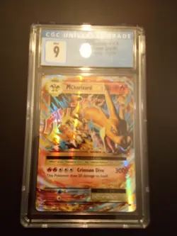 Pokemon M Charizard EX 13/108 Evolutions Ultra Holo Rare Card Cgc 9 - Image 1