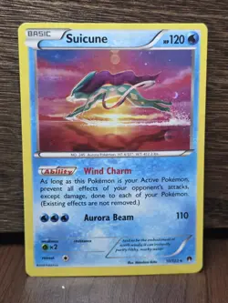 Suicune XY Breakpoint 30/122 Exclusive Cosmos Holo Rare Promo Pokemon Card MP - Image 1