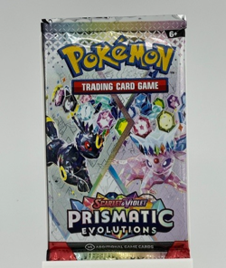 Pokemon TCG Scarlet & Violet Prismatic Evolutions Booster Pack - 10 Cards - Image 1