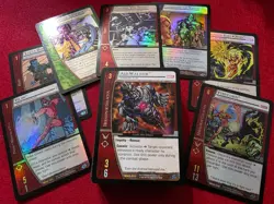 Marvel VS System 84 Cards w/ 7 Foils | Heralds of Galactus, Doom, Infinity Watch - Image 1