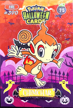 Chimchar #75 - Circle Holo - Collectoons Halloween 2025 - Pokemon Card - Image 1