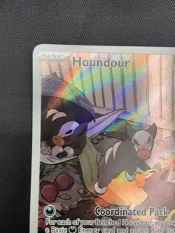 Pokemon Card Houndour 204/197 Illustration Rare Scarlet & Violet Obsidian Flames - Image 2