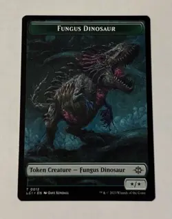 MTG Fungus Dinosaur Token - The Lost Caverns of Ixalan NM - Image 1