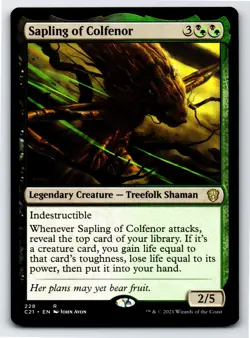Sapling of Colfenor R Commander 2021 # 228 NM Normal - Image 1