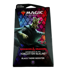 Magic the Gathering D&D Adventures in the Forgotten Realm Theme Booster - Black - Image 1