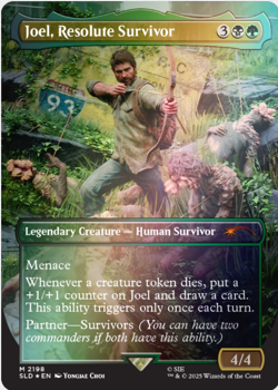 foil PRESALE Joel Resolute Survivor Last Of Us Secret Lair PlayStation Drop mtg - Image 1