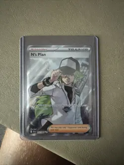 Pokemon TCG SIR N’s Plan Black Bolt 163/86 Full Art Trainer - Image 1