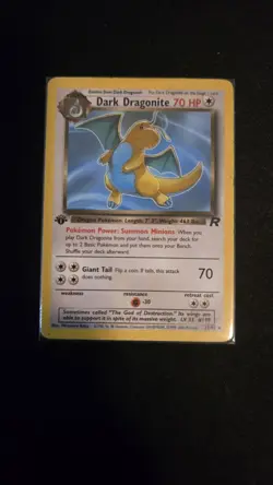 Pokemon Dark Dragonite Team Rocket 1st Edition #22 Non Holo - Image 1
