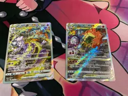 Pokemon Card Charizard VSTAR 212/172 Mewtwo ht5e8xcs - Image 1