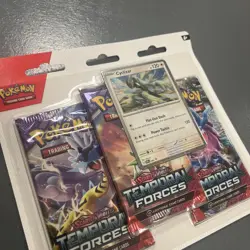 Pokemon TCG: Scarlet & Violet Temporal Forces 3 Pack Blister Cyclizar Sealed - Image 3