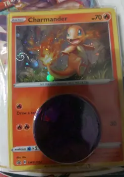 Pokemon Charmander Battle Styles Promo SWSH092 Galaxy Holo Swirl Checklane Pack - Image 4