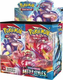 Pokemon TCG Sword & Shield Battle Styles Booster Pack Random Artwork NEW/SEALED 820650808180 - Image 1