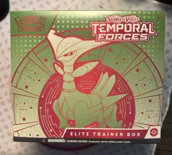 Pokemon Temporal Forces Iron Leaves Elite Trainer Box ETB Sealed - Image 1
