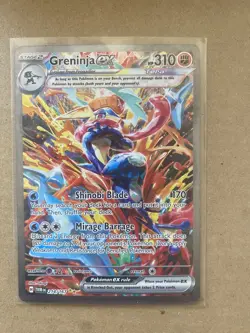 2024 POKEMON GRENINJA EX TWILIGHT MASQUERADE SPECIAL ILLUSTRATION #214/167! MINT - Image 2