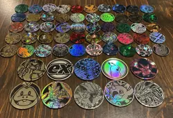 Lot of 60 Unique Pokemon Coins Umbreon Rayquaza Lugia Mewtwo Pikachu Dragonite - Image 1