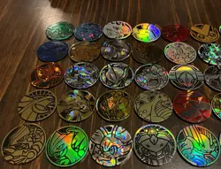 Lot of 60 Unique Pokemon Coins Umbreon Rayquaza Lugia Mewtwo Pikachu Dragonite - Image 2