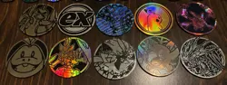 Lot of 60 Unique Pokemon Coins Umbreon Rayquaza Lugia Mewtwo Pikachu Dragonite - Image 4