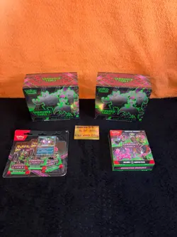Pokemon TCG Scarlet Violet Shrouded Fable ETB Factory Sealed X2 + Sealed lot - Image 1