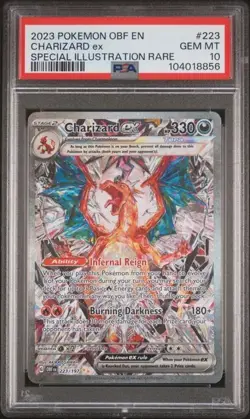Pokemon Charizard Ex (223/197) Obsidian Flames PSA 10 - GEM MINT - LOW POP - Image 2