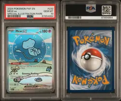 Pokemon 2024 Bubble Mew EX Paldean Fates #232/091 Sir PAF PSA 10 Gem Mint - Image 3