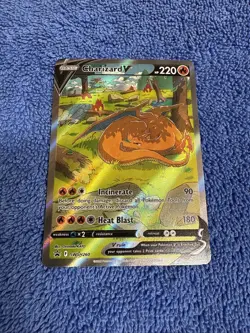 Charizard V - SWSH260 UPC Black Star Promo Alternate Art Pokemon - NM/LP - Image 1