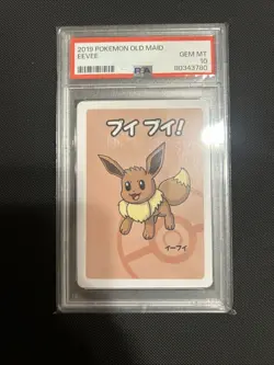 2019 POKEMON OLD MAID EEVEE PSA 10 - Image 1