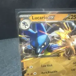 Pokemon TCG Lucario ex 082/142 Stellar Crown Double Rare Holo NM - Image 3