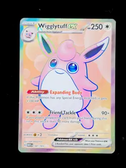 Wigglytuff ex 187 Pokemon 151 Set (MEW) 2023 NM 🔥🔥🔥 - Image 1