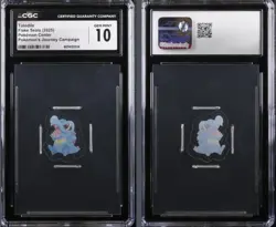 CGC 10 2025 Pokemon Center Flake Seals Totodile - Image 1