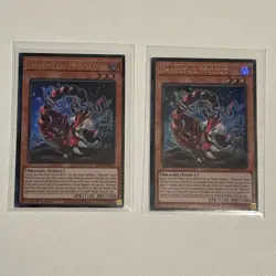 Yu-Gi-Oh!- Set Of 2 Dracotail Mululu JUSH-EN005 Justice Hunters Mint, Free Ship - Image 1