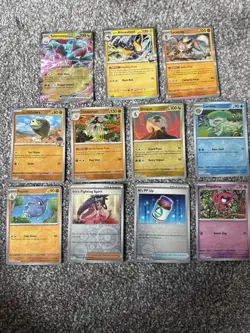 11x Journey Together EX, Holo & Reverse Holo TCG Pokemon Cards - Image 1