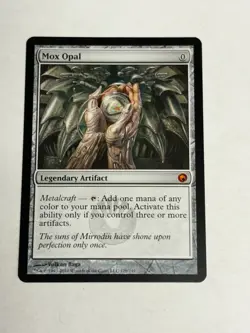 Mox Opal Scars of Mirrodin Double Masters NM card MTG - Image 1